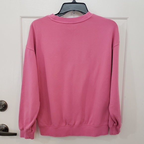 Nirvana Oversized Sweatshirt H&M Size 12 Pink - Kurt Cobain Grunge Rock … - Picture 3 of 6